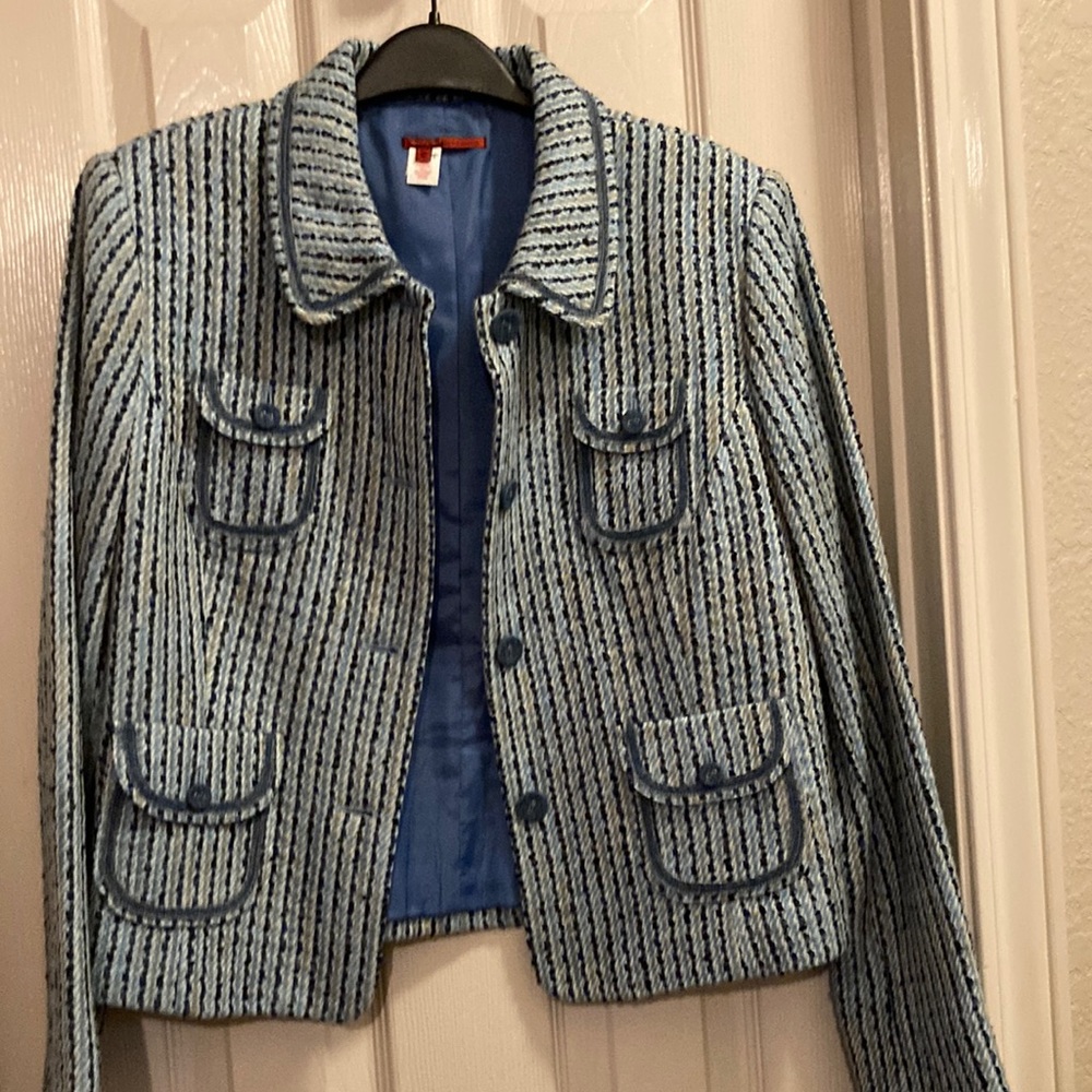 Boucle Suit Jacket, lined, size 10